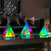 3D Colorful Pyramid | Triangle Original 3D Light Lamp | Supseu Pyramid LED Color Light Lamp - TrendyLush
